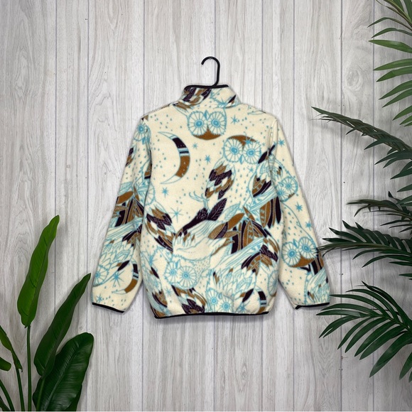 Patagonia Synchilla Snap-T Fleece Sweater Harvest Moon Owl size XS Extra Small - Picture 2 of 15